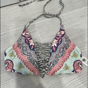 billabong halter neck bikini top